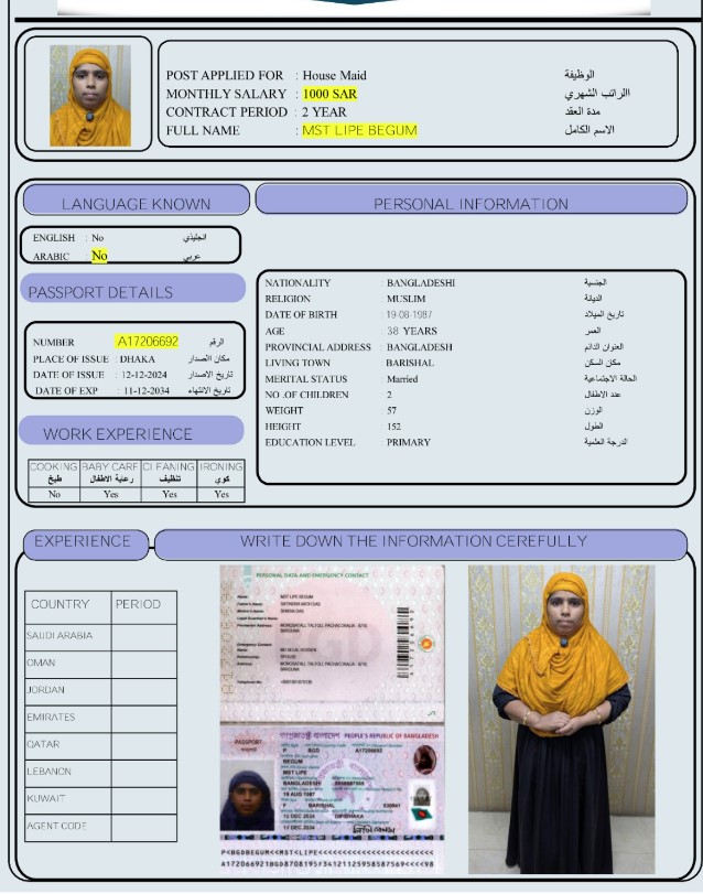السيرة الذاتية لـ MsTLIpEBEGUM