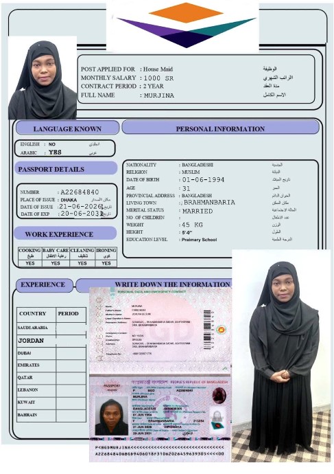 السيرة الذاتية لـ NURJINA