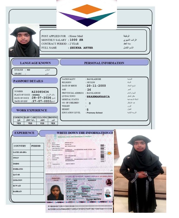 السيرة الذاتية لـ SHIKHA ARTER